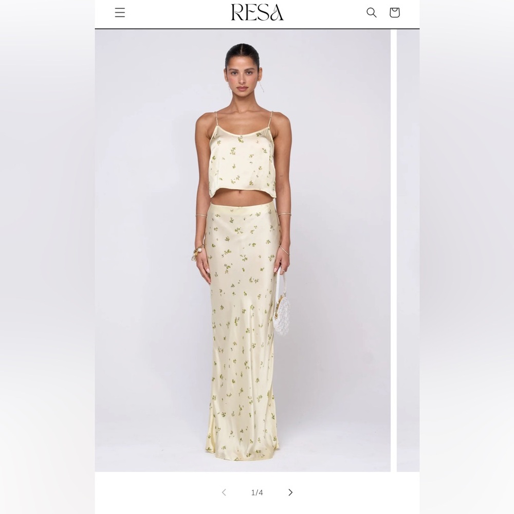 NWT Resa Claire top and Juliette skirt